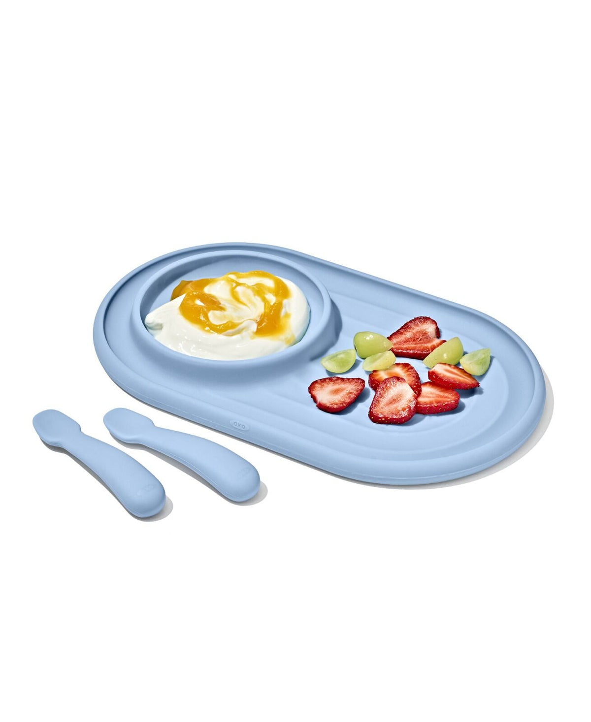 textured-suction-plate-and-spoons-set-3-piece-e1 tot_61177200_developmental-plate-2-spoon-set-dusk_macys_pdp_00_main.jpeg